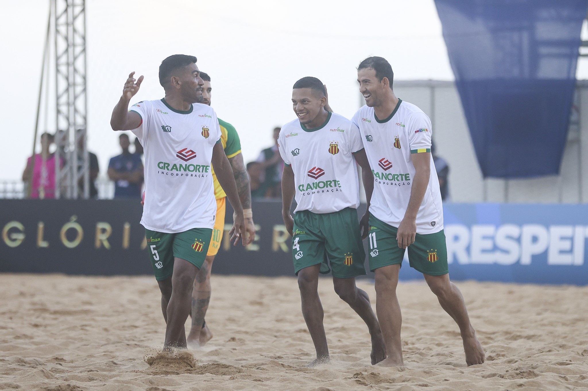 Sampaio vence o Sportivo Cerrito de virada e se classifica na Libertadores de Beach Soccer