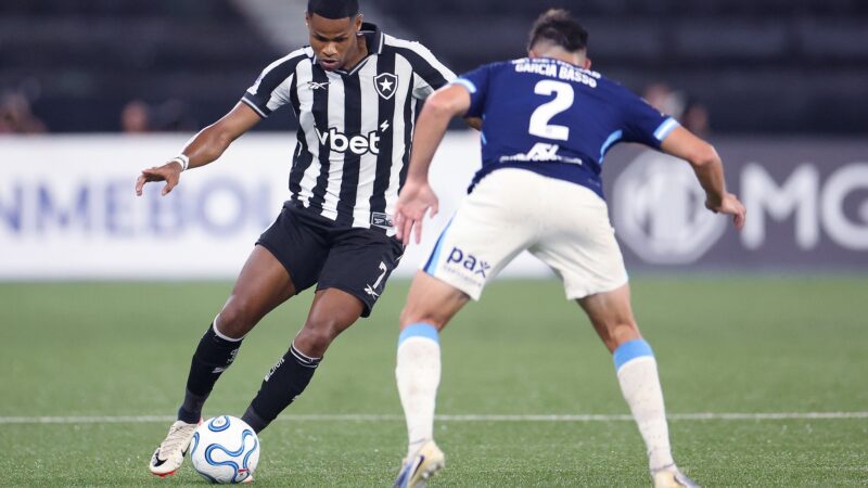 Júnior Santos volta a ser importante no Botafogo e agradece apoio de Franclim: “Tem me ajudado bastante”