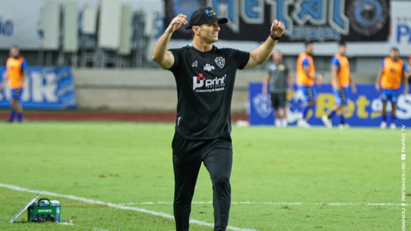 “Treinador mais feliz do mundo”, diz Júnior Rocha depois de título da Copa Norte com Paysandu