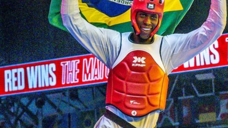 Henrique Marques conquista o ouro no Pan-Americano de taekwondo no Rio