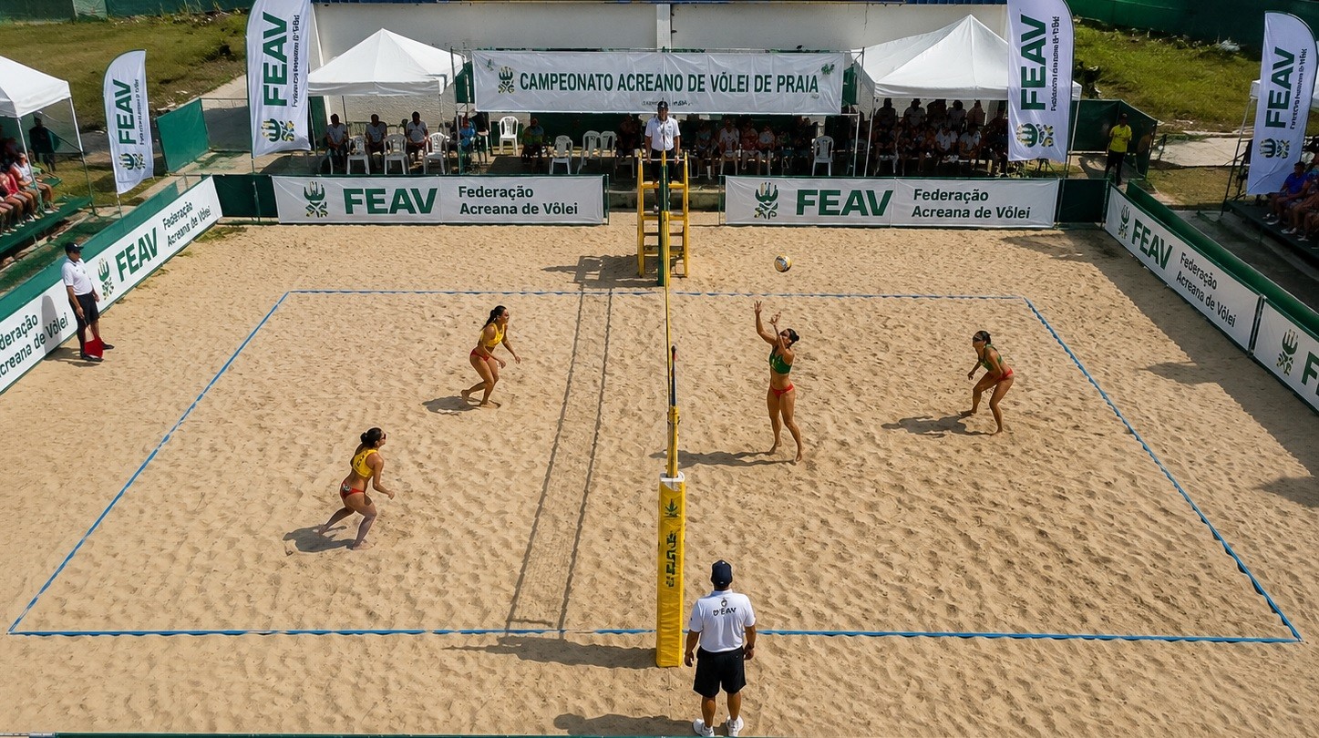 Etapa Cruzeiro do Sul do Acreano de Vôlei de Praia será nos dias 23 e 24 de maio; inscrições abertas