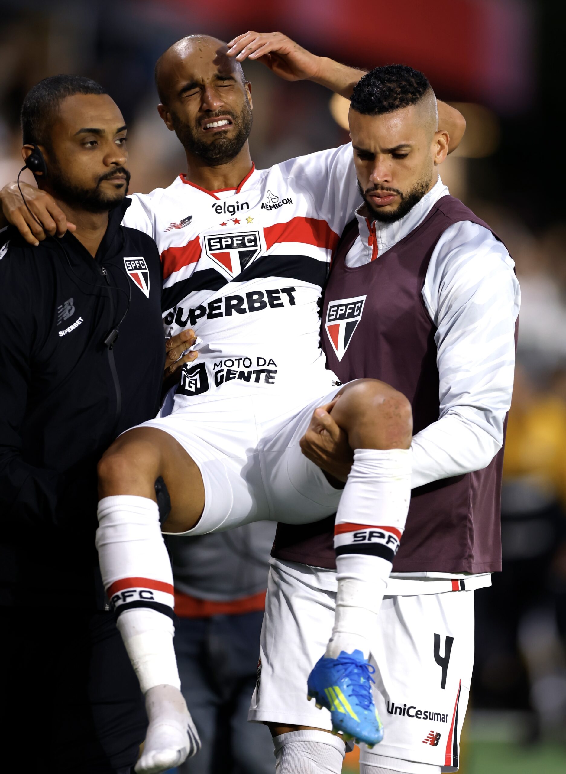 Lucas Moura, do São Paulo, tem ruptura total do tendão de Aquiles e passará por cirurgia