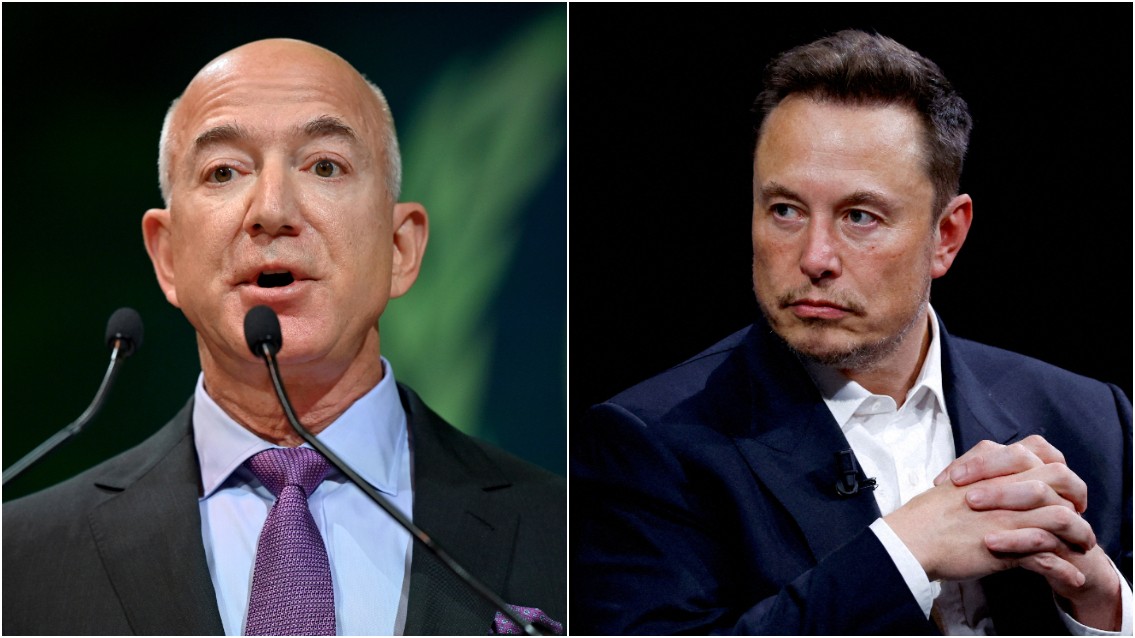 ‘Lamento ver isso’: Musk reage à explosão de nave da concorrente Blue Origin
