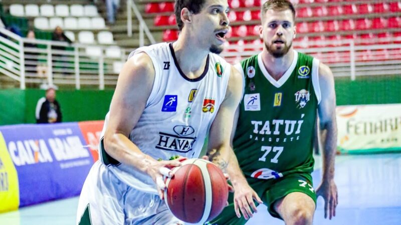 Tatuí vence o Brusque e abre vantagem na final da Liga Ouro de Basquete