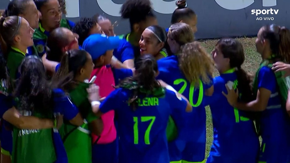 Brasil goleia seleção peruana, vai à semifinal do Sul-Americano e garante vaga no Mundial Sub-17 Feminino