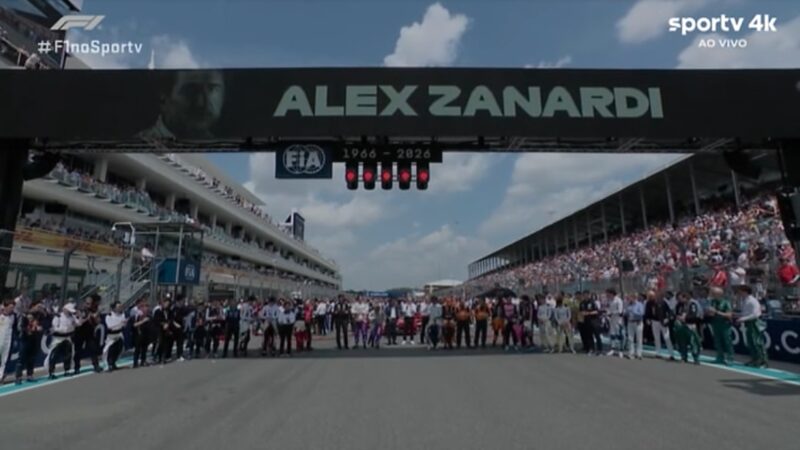 F1 faz um minuto de silêncio em homenagem a Alex Zanardi; veja