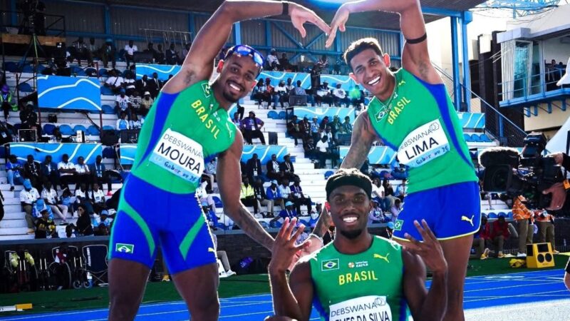 Brasil termina em 2º no 4×400 masculino e garante vaga no Mundial de 2027
