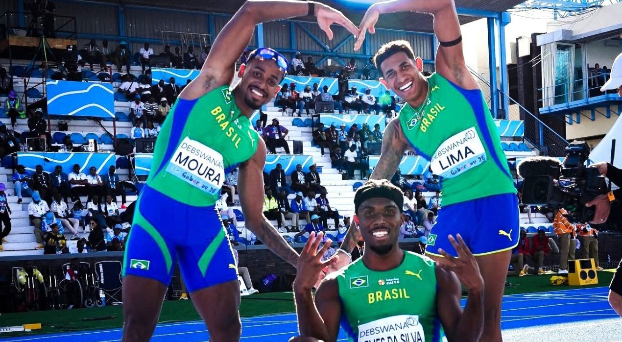 Brasil termina em 2º no 4×400 masculino e garante vaga no Mundial de 2027
