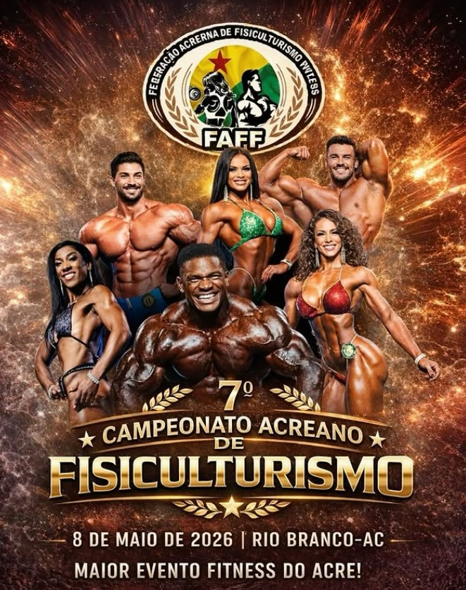 Com premiação em dinheiro, 7º Acreano de Fisiculturismo ocorre nesta sexta-feira