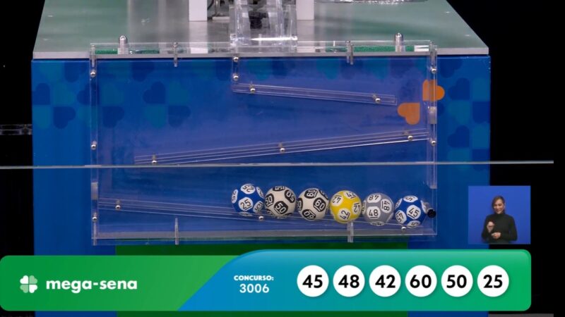 Mega-Sena, concurso 3.006: nenhuma aposta acerta as seis dezenas e prêmio vai a R$ 52 milhões