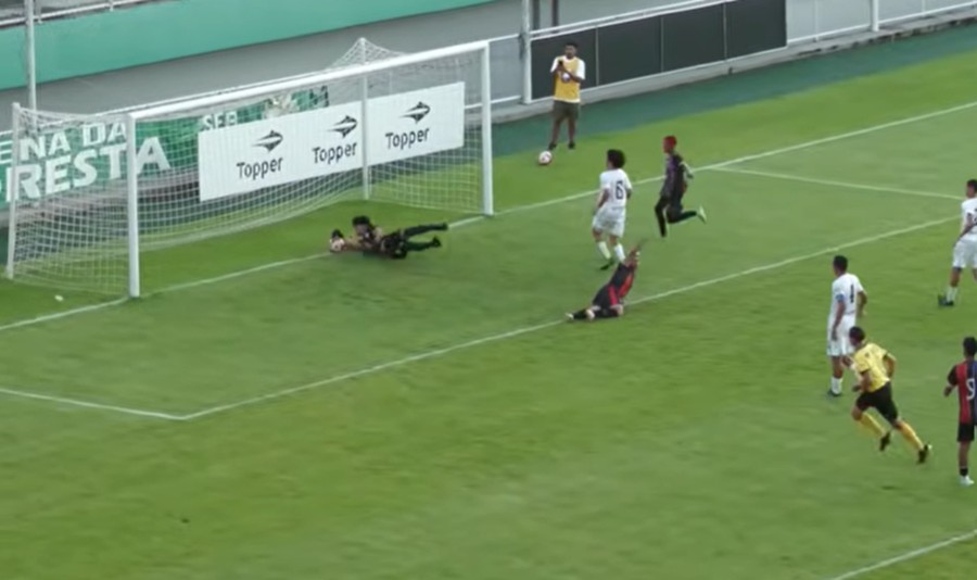 São Francisco goleia Náuas em jogo com ‘gol duvidoso’ e segue 100% no Acreano Sub-20