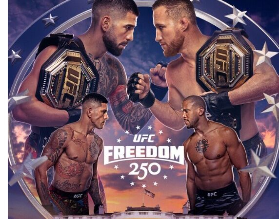 Trump divulga poster de evento de UFC com lutador brasileiro que ocorrerá na Casa Branca no seu aniversário