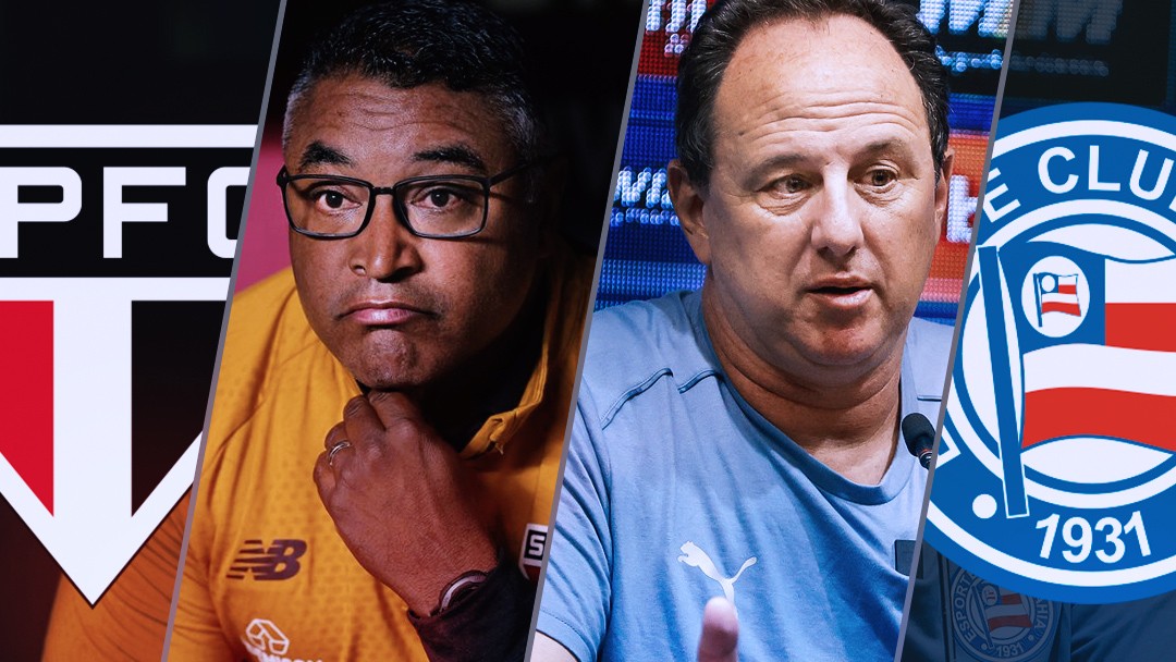 São Paulo x Bahia tem Roger e Ceni em papéis trocados e rivalidade de dentro para fora do campo