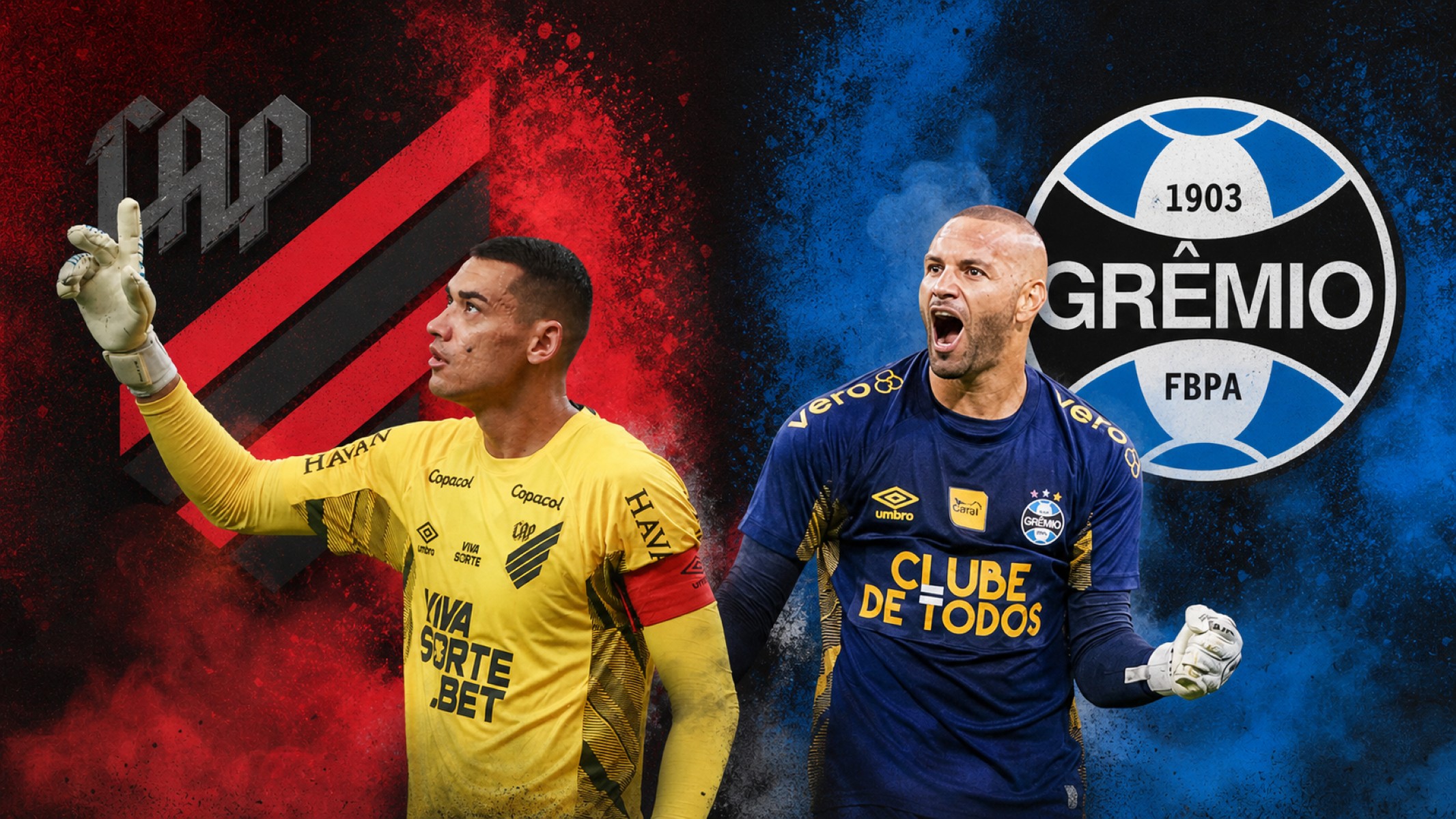 Legado e busca por recorde: Santos e Weverton opõem passado e presente em Athletico x Grêmio