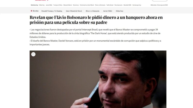 Flávio Bolsonaro e Vorcaro: veja como imprensa internacional repercutiu o caso