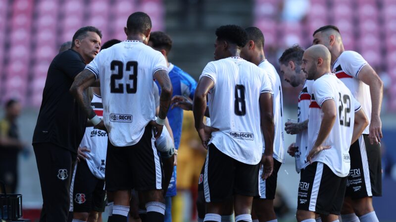 Técnico do Santa Cruz mira reação na Série C: “Temos time para vencer qualquer um”
