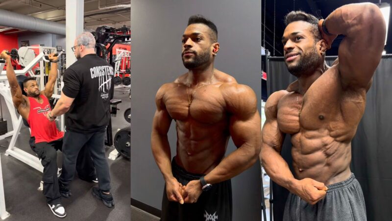 Vini Mateus intensifica preparação para o Pittsburgh Pro em busca do Mr. Olympia