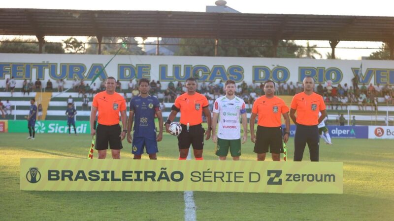Com gol no fim, Luverdense bate Aparecidense e encerra jejum na Série D
