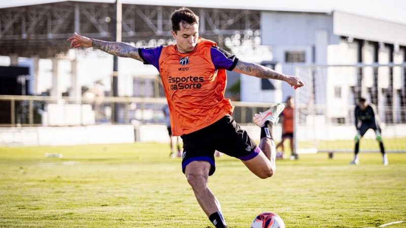 Ceará confirma lesão ligamentar parcial de Zanocelo, que ficará quatro meses fora