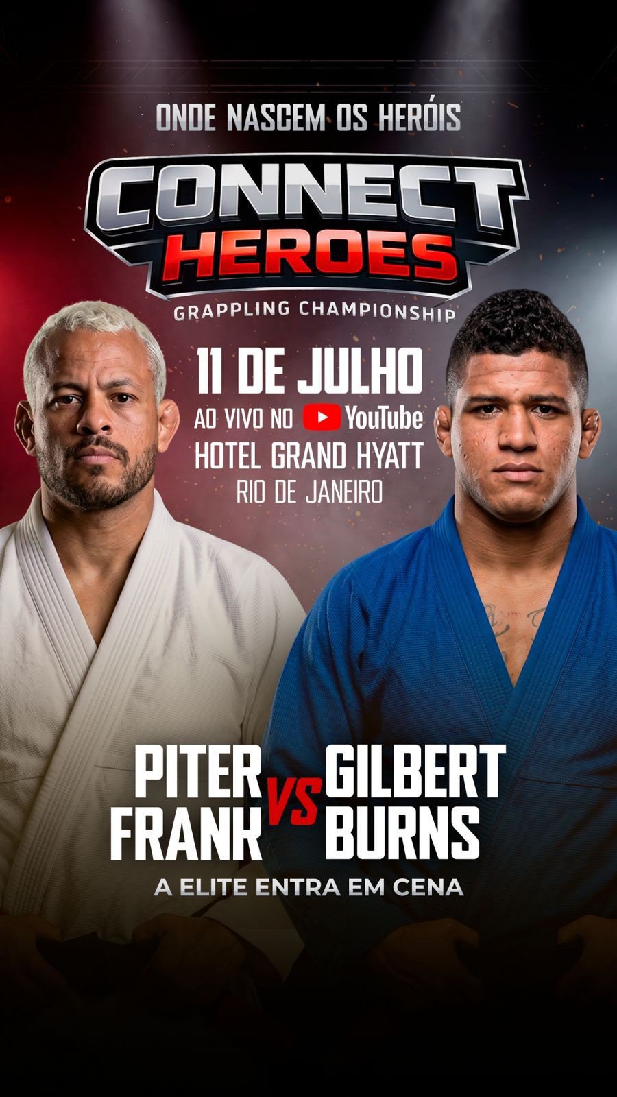 Após se aposentar do MMA, Gilbert Durinho volta ao jiu-jítsu em evento no RJ