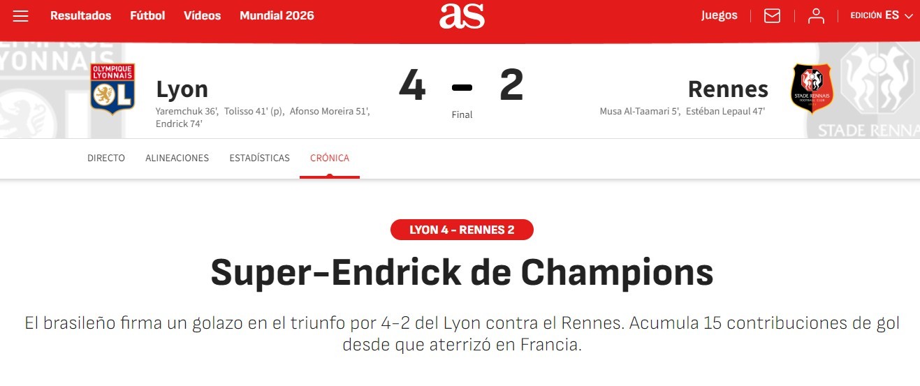 “Super-Endrick”: jornal espanhol exalta brasileiro e defende convocação para a Copa do Mundo