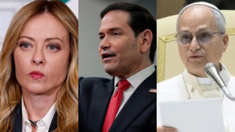 Na Itália, secretário de Trump se reúne com papa Leão XIV e tenta reaproximação com Meloni