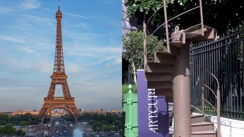 Pedaço da escada da Torre Eiffel é leiloado por R$ 2,6 milhões em Paris