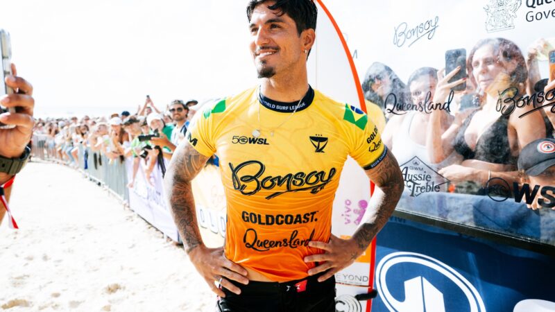 Líder do ranking da WSL, Medina elogia a volta dos pontos corridos: “Campeão mais merecedor”