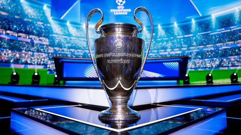 Fase de Liga da Champions 2026/27 tem 29 dos 36 times confirmados; veja como estão potes do sorteio