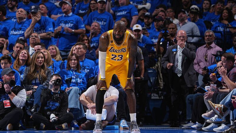 LeBron se irrita em coletiva após derrota dos Lakers para o OKC: “O que você está perguntando?”