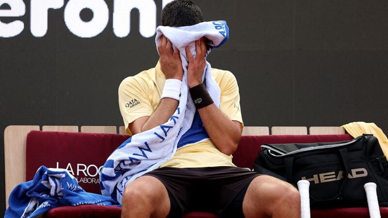 De virada, Djokovic perde para Croata e é eliminado na estreia do Masters 1000 de Roma