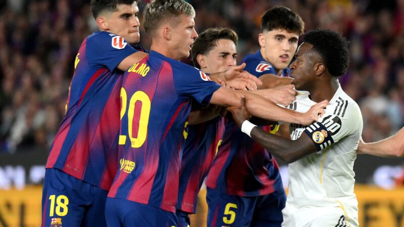 Meia do Barcelona detalha discussão com Vinícius Júnior em clássico: “Disse para ele calar a boca”