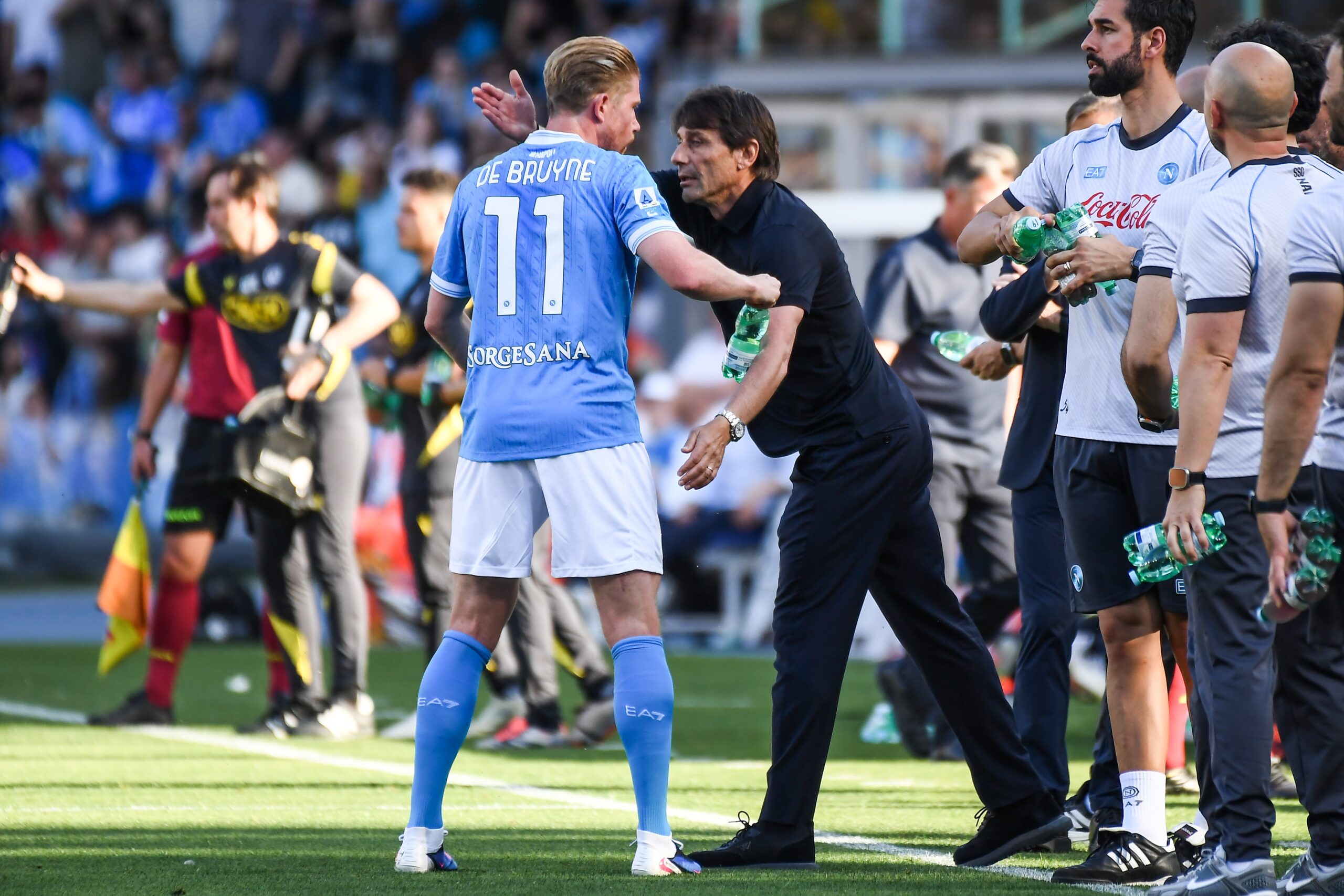De Bruyne detona Conte e comemora saída do treinador do Napoli: “Foi positiva”