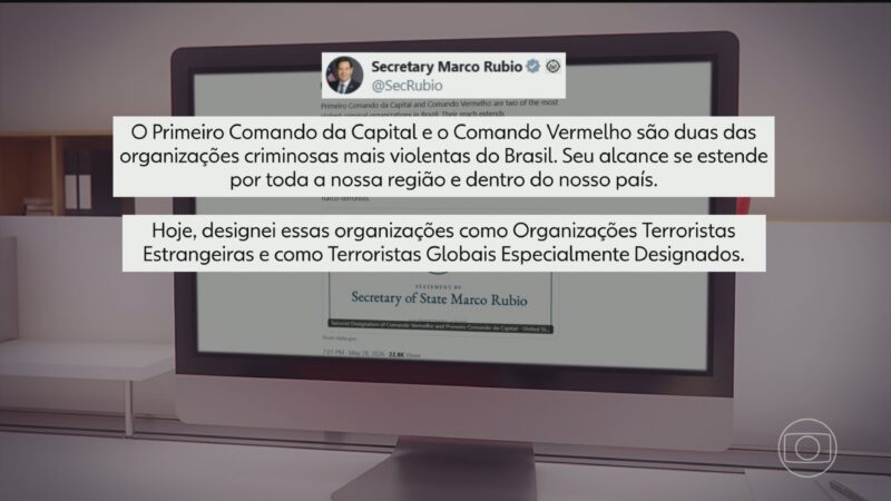 A classificação de PCC e Comando Vermelho como organizações terroristas – O Assunto #1730