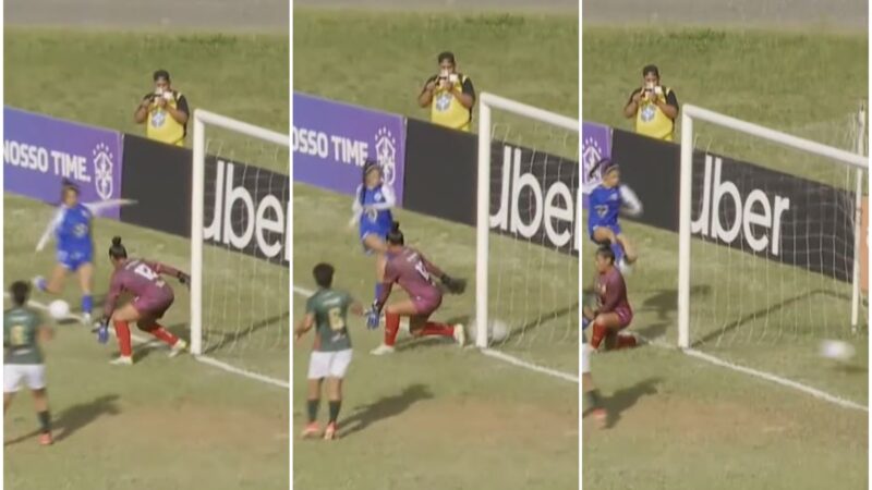 Lance polêmico: vídeo mostra bola por fora da rede em gol confirmado na Copa do Brasil Feminina