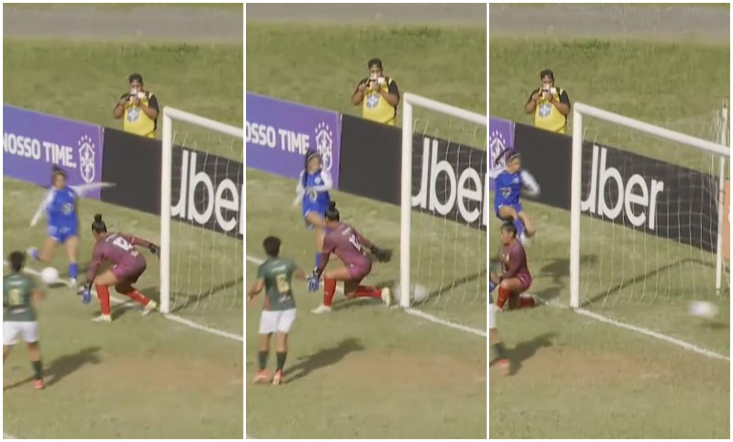 Lance polêmico: vídeo mostra bola por fora da rede em gol confirmado na Copa do Brasil Feminina