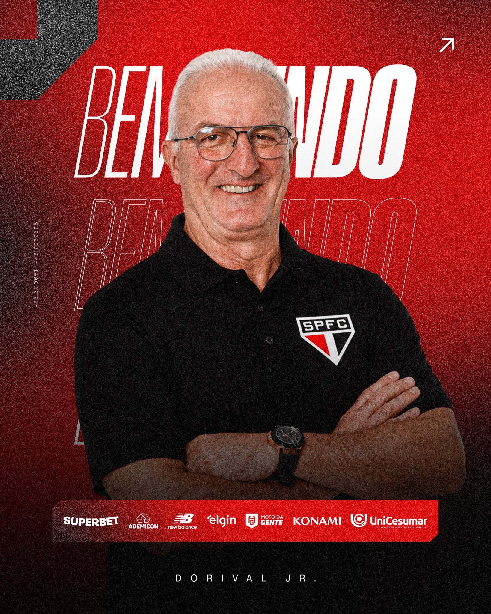 Dorival inicia trabalhos nesta segunda-feira no São Paulo e terá quatro jogos até a Copa