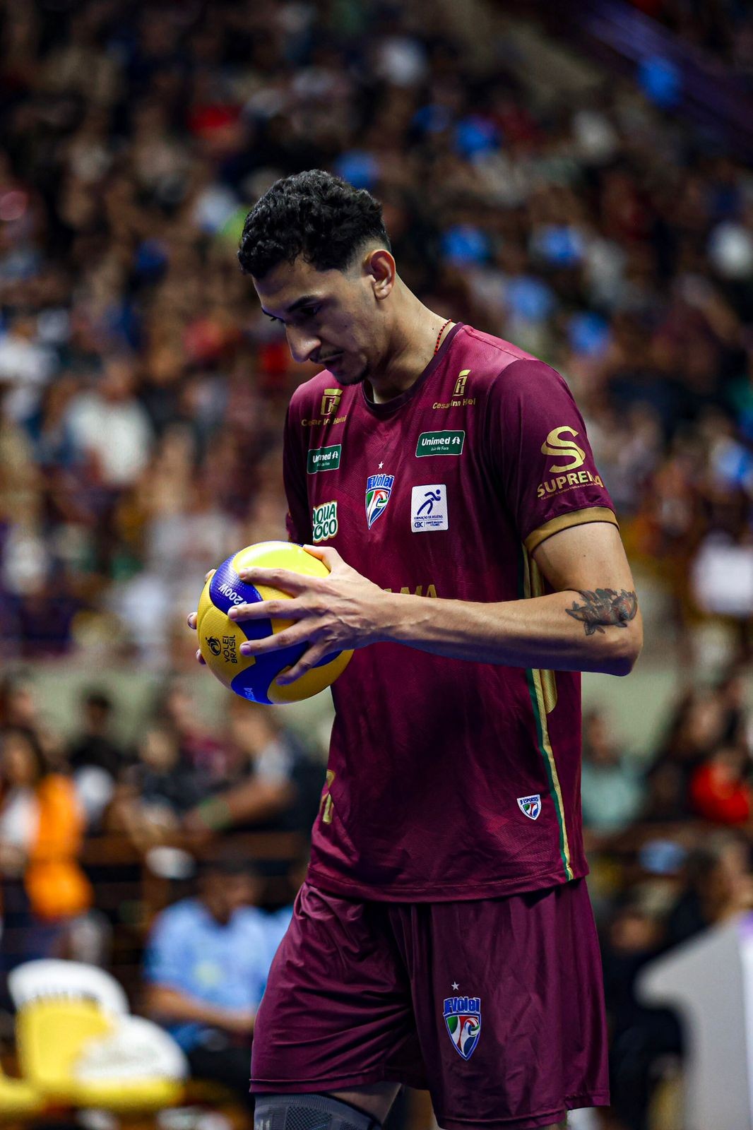 Central Marcelo Falcão negocia renovação com JF Vôlei-MG, mas não descarta saída