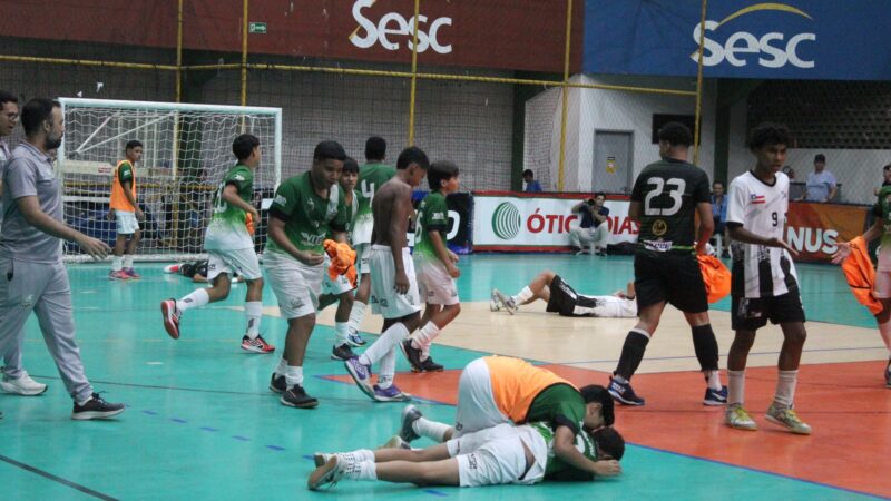Copa TV Grande Rio de Futsal: rodada define finalistas do Sub-14 e Garapa na final da Divisão Especial