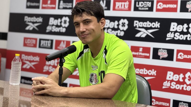 Volante do Santa Cruz volta a jogar após quase quatro meses e mira sequência: “Estou preparado”