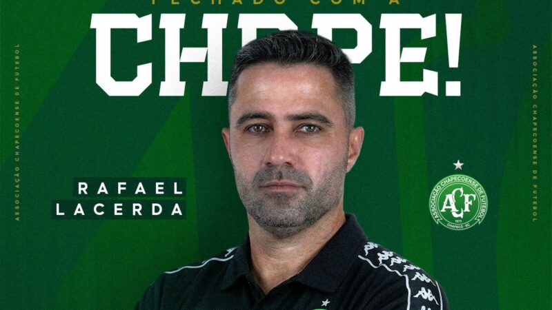 Chapecoense anuncia a contratação do técnico Rafael Lacerda