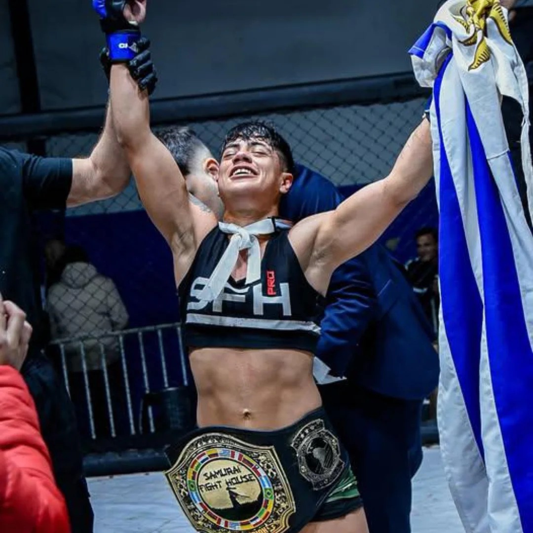 Lutadora uruguaia vê oportunidade da vida no Fight do Milhão e se declara: “Gostaria de ser brasileira”