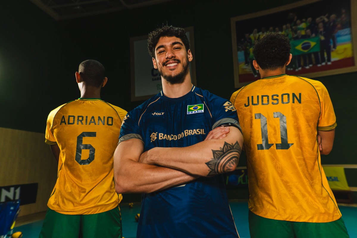 CBV divulga novos uniformes das seleções brasileiras para a temporada 2026; veja imagens
