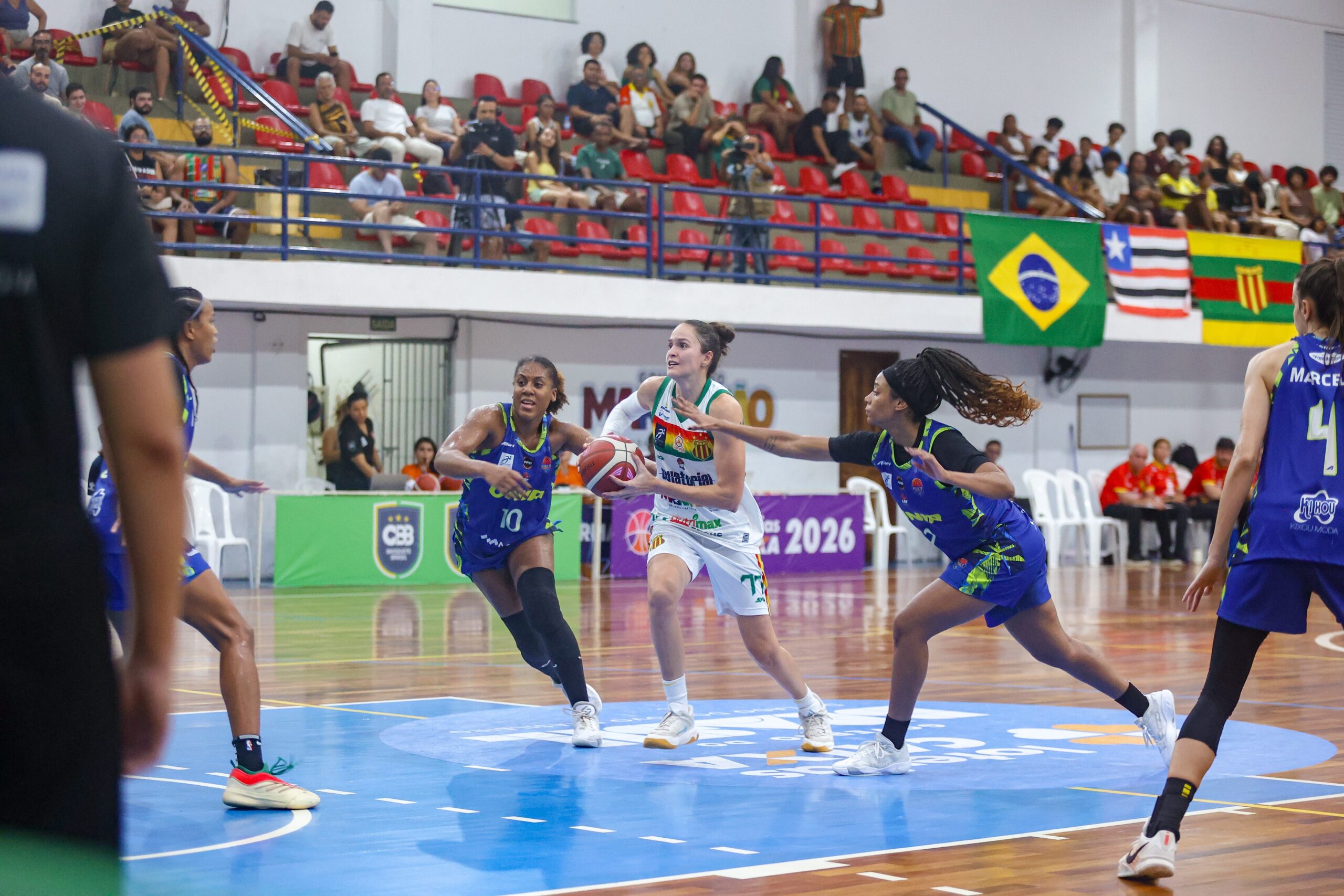 Sampaio Basquete vence Santo André e amplia vantagem na liderança da LBF
