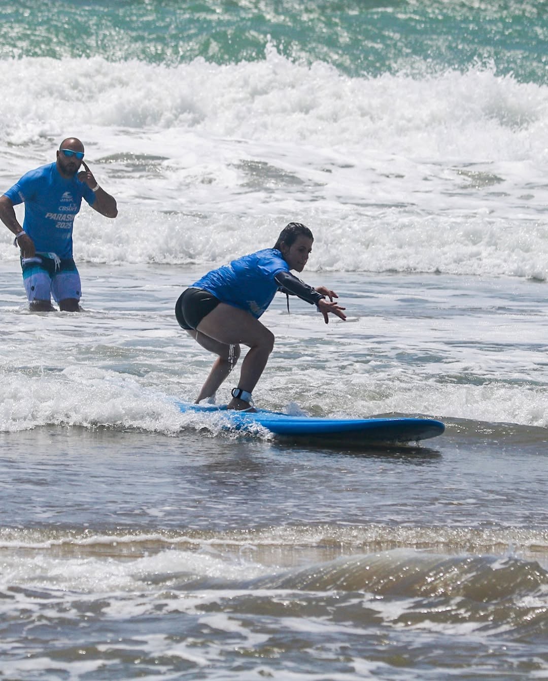 Catarinenses disputam o Campeonato Brasileiro de Parasurf, em Ipojuca