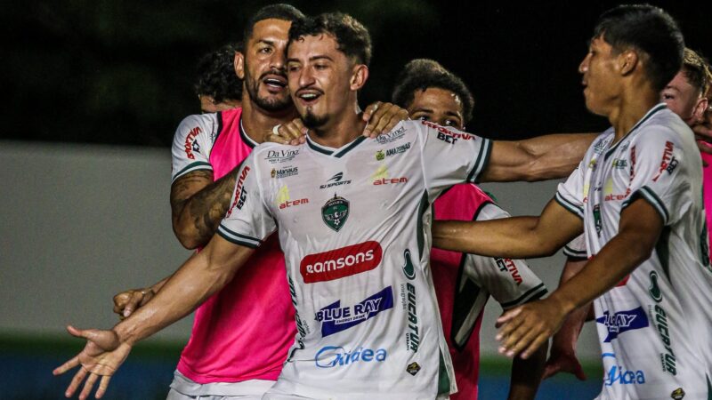 Maycon celebra gol que tira jejum de cinco jogos do Manaus: “Uma vitória que a gente precisava”
