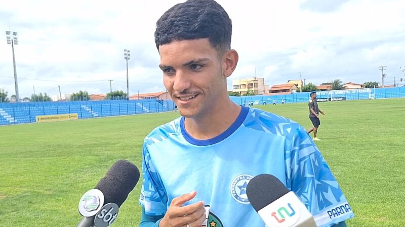 Titular do Parnahyba, Cremosinho revela origem do apelido e conselhos de Zé Augusto na Série D
