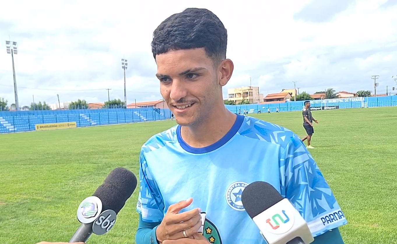Titular do Parnahyba, Cremosinho revela origem do apelido e conselhos de Zé Augusto na Série D