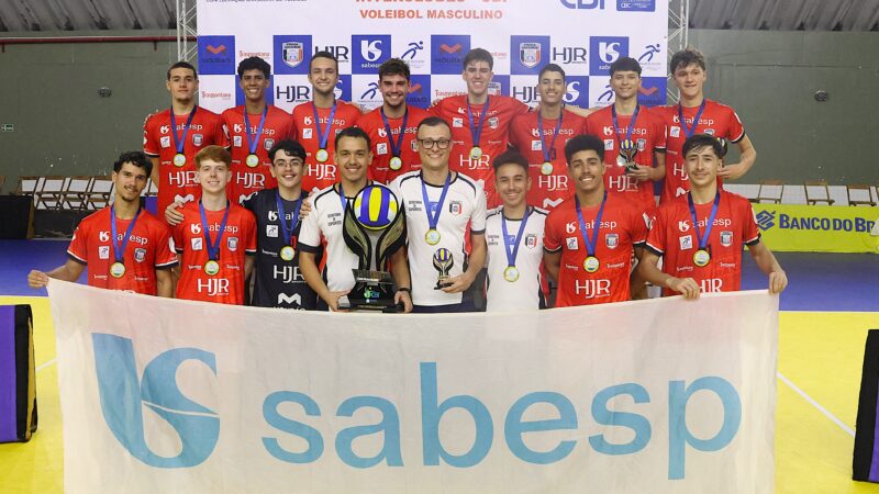 Praia Grande conquista o Campeonato Brasileiro Interclubes Sub-19 de vôlei masculino