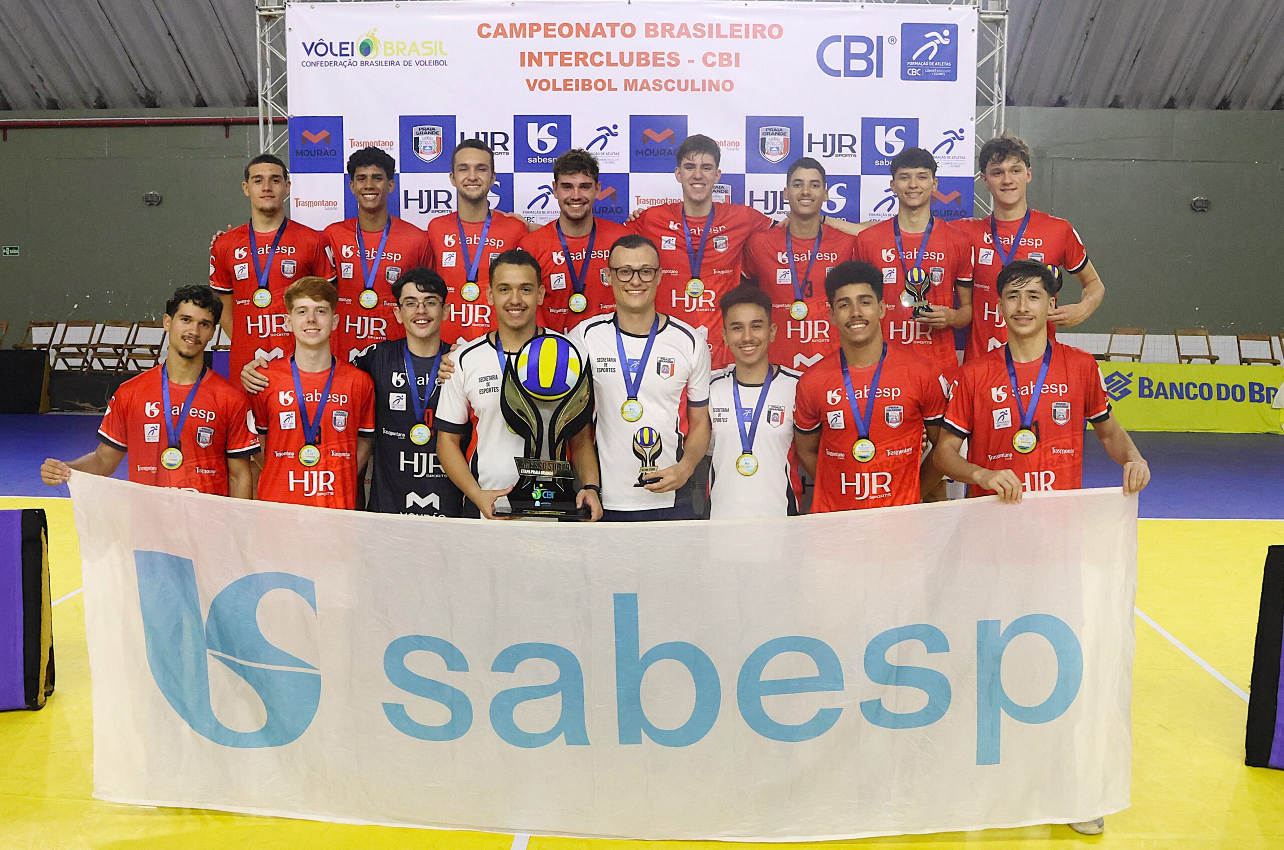 Praia Grande conquista o Campeonato Brasileiro Interclubes Sub-19 de vôlei masculino